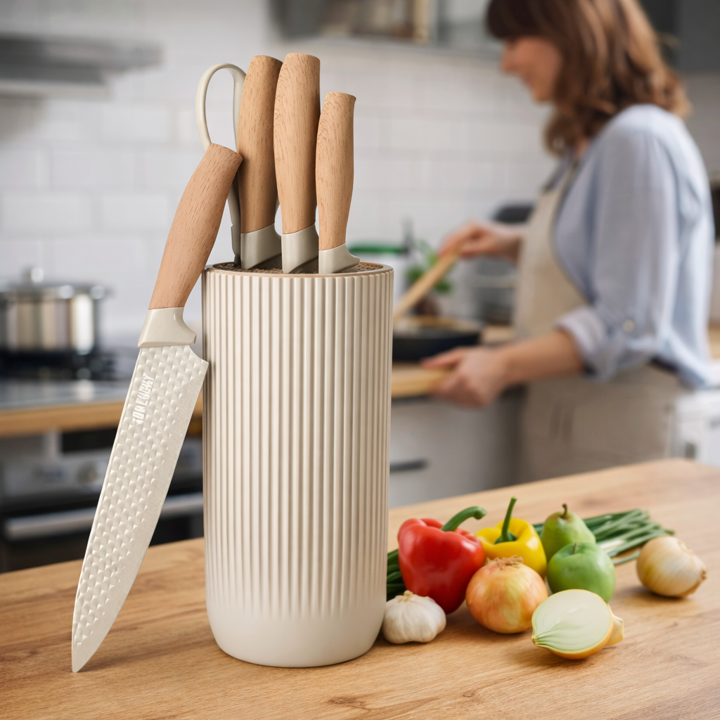 Set Cuchillos Cocina Profesional Moderno