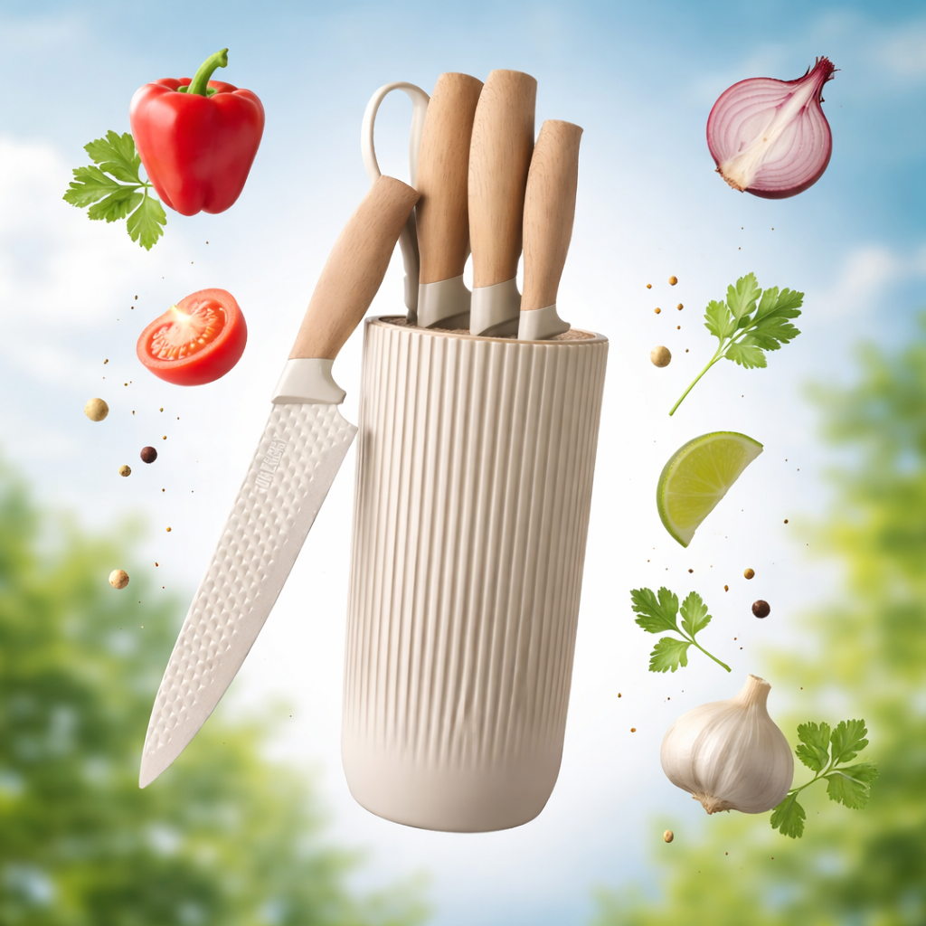 Set Cuchillos Cocina Profesional Moderno